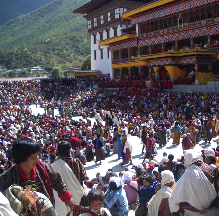 tsechu in Thimphy